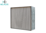 HVAC시스템을 위한 유리질섬유 박스 형상 알루미늄 분리대 HEPA 공기 정화 필터
